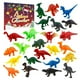 thumbnail image 3 of Mini dinosaurio de 24 piezas para niños, figuras de animales de simulación, calendario de adviento de Navidad, juego de dinosaurios, regalo de Navidad, 3 of 4