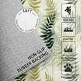 thumbnail image 2 of 3x5 Rug, Tropical Leaf Door Mat Washable Non Slip Soft for Entryway, Palm Leaf Rug, Botanical Carpet, Tropical Leaf Home Decor & Gifts, 2 of 7