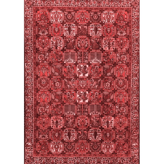 Ahgly Company Indoor Rectangle Persian Red Traditional Area Rugs, 5' x 8'
