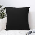 thumbnail image 4 of Fuzoiu Black Print Square Pillow Cover,Hidden Zipper Design,Luxury Square Pillow Case, Throw Pillow,Couch Cushion-16"x16", 4 of 7