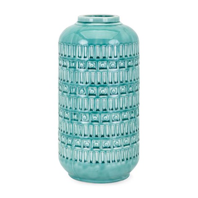 IMAX 10946 Eliza Vase&44; Sarcelle - Grande