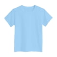 thumbnail image 4 of T-Shirts Amples à Manches Courtes pour Garçons, Hauts Décontractés en Coton Doux à Col Rond pour l'Été, 12 m-9 A, 4 of 4