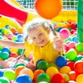 thumbnail image 1 of OUNONA 100 Pcs Balles de Jeu Océan Multicolores Rondes pour Enfants Jeu Intérieur, 1 of 6