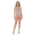 thumbnail image 4 of Women's Sleeveless Square Neck Tank Top Bodysuit, Sexy Casual Cute Going Out Top Body Suit, Spring Summer 2024(Taupe Small Size), 4 of 5