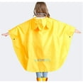 thumbnail image 4 of Children's Rain Poncho Girls Boys Rain Cape Waterproof Breathable 100% Rainproof Raincoat Unisex for Toddlers and Teenagers Rain Jacket with Hood for 75-175 cm, 4 of 7