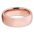 thumbnail image 2 of Rose Gold Wedding Ring,7mm Wedding Ring,Engagement Ring,Tungsten Carbide Ring,Shiny Wedding Ring, 2 of 4