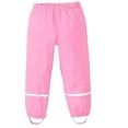 thumbnail image 4 of Htigea Kids Casual Pants Children'S Thin Waterproof Windproof and Breathable Outdoor Rain Pants for Girls Boys Today Sales Pink,122/128, 4 of 5