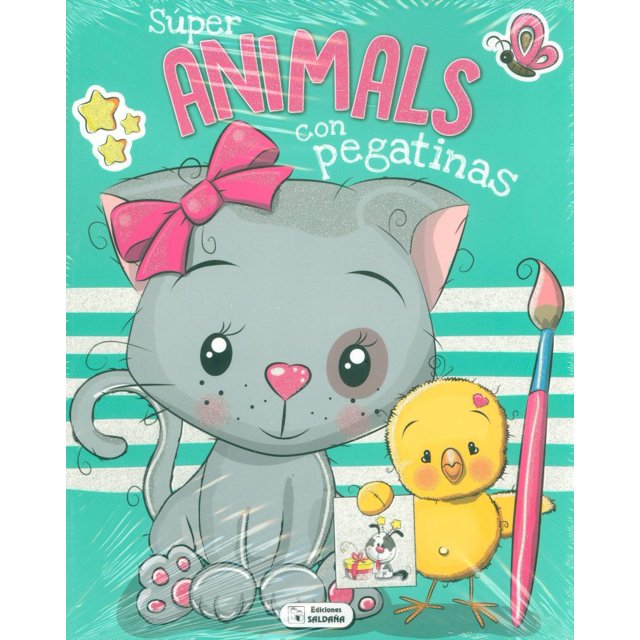 SUPER ANIMALS CON PEGATINAS 1 TIT EDICIONES SALDAÑA