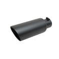 thumbnail image 3 of Gibson Exhaust 500637-B GIB500637-B BLACK CERAMIC DOUBLE WALLED ANGLE EXHAUST TIP, 3 of 5