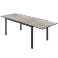 thumbnail image 1 of CoSoTower 63"-94.5" Extendable Patio Dining Table for 6-8 Person, Outdoor Dining Table with Aluminium Edging, Steel Frame, Grey, 1 of 7