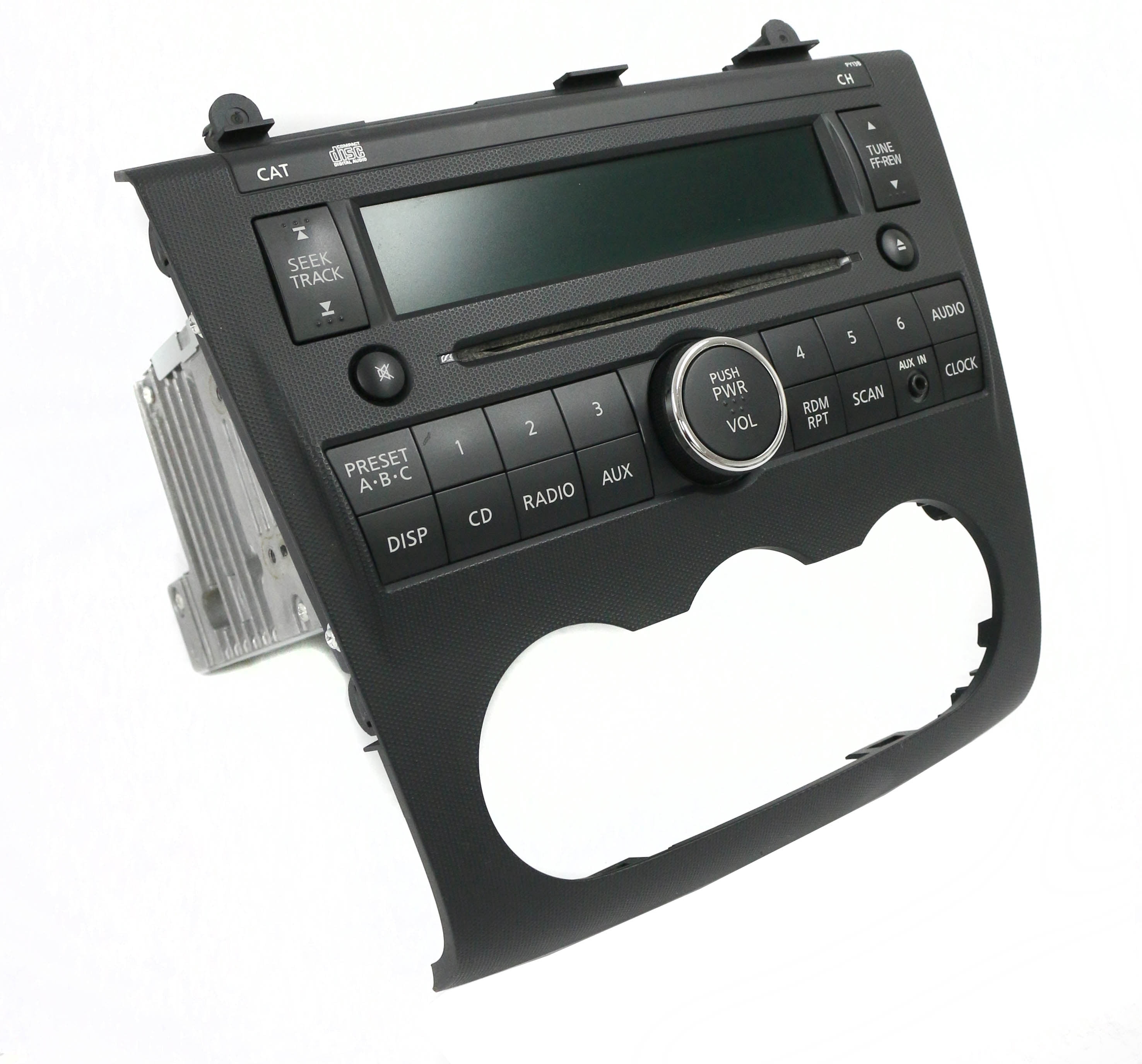 Restored 2007-2009 Nissan Altima AMFM Radio Single Disc CD Player w Aux 28185ZN40A PY13B (Refurbished)