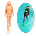 thumbnail image 6 of 1/64 Diver People Figurines Unpainted Figures Model DIY Sand Table S Scale Dioramas Micro Landscape Table Layout Model Diorama Model Decor B, 6 of 8