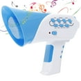thumbnail image 2 of Handheld Voice Changer for Kids Megaphone Function Flashing LED Lights Volume Amplifier with12 Sound Effects and 7 Magic Sound Modes Blue, 2 of 8