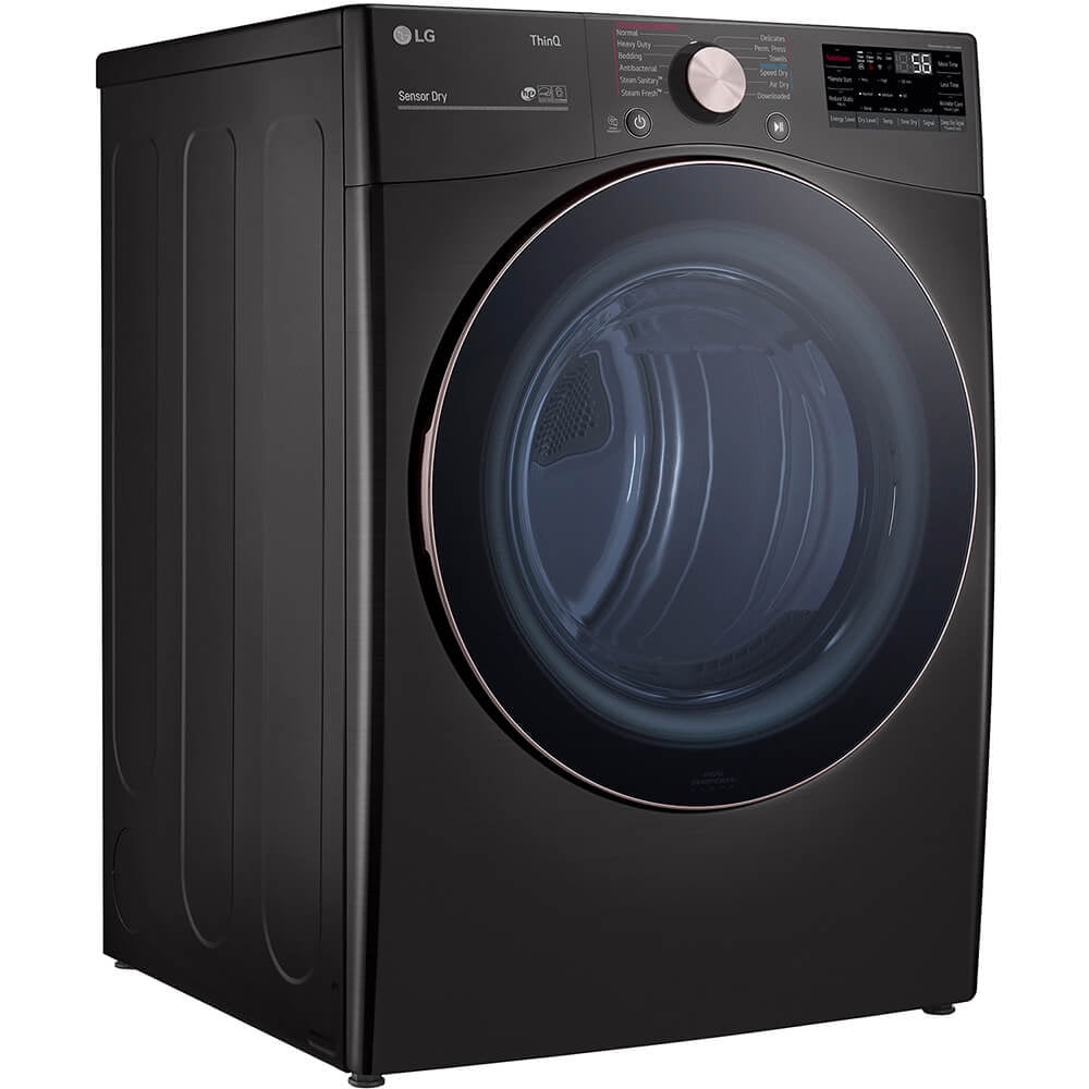 LG DLGX4001B 7.4 Cu. Ft. Black Steel Ultra Large Capacity Smart Front Load Gas Dryer