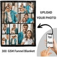 thumbnail image 4 of Custom Blanket with Photo Personalized Blankets and Throws Picture Blanket for Mothers Day Birthday Customized for Mom Dad Couple Girlfriend Boyfriend Wife Husband Blankets, 4 of 5