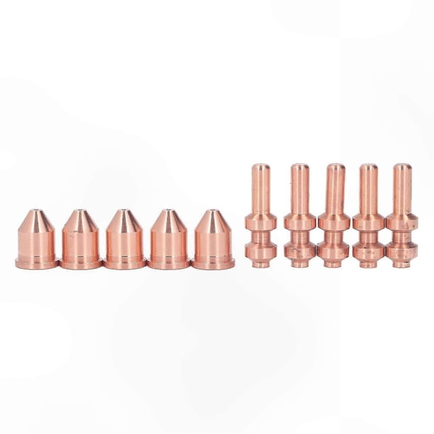 10Pcs Electrode Tip Kit for Plasma Cutter Torch Consumables 256026 249929 Replacement Parts