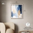 thumbnail image 4 of Soothing Hues II Shadowbox Print Blue Abstract Art by Art Remedy, Blonde Frame, 24 x 30, 4 of 6