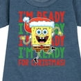 thumbnail image 3 of SpongeBob SquarePants - I'm Ready For Christmas - Toddler And Youth Girls Fleece Dress, 3 of 6