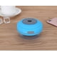 thumbnail image 2 of Altavoz Bluetooth portátil impermeable, altavoz inalámbrico para ducha, sonido estéreo de alta potencia, luz LED, potente ventosa, estéreo, radio FM, micrófono incorporado, ideal para playa, cocina y, 2 of 3