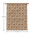 thumbnail image 5 of Christmas Bags Drawstring,Brown Christmas Gingerbread and Drink Pattern Large Xmas Christmas Gift Bags,Reusable for Xmas and New Year Party Favors and Supplies,27.6" X 19.7", 5 of 5