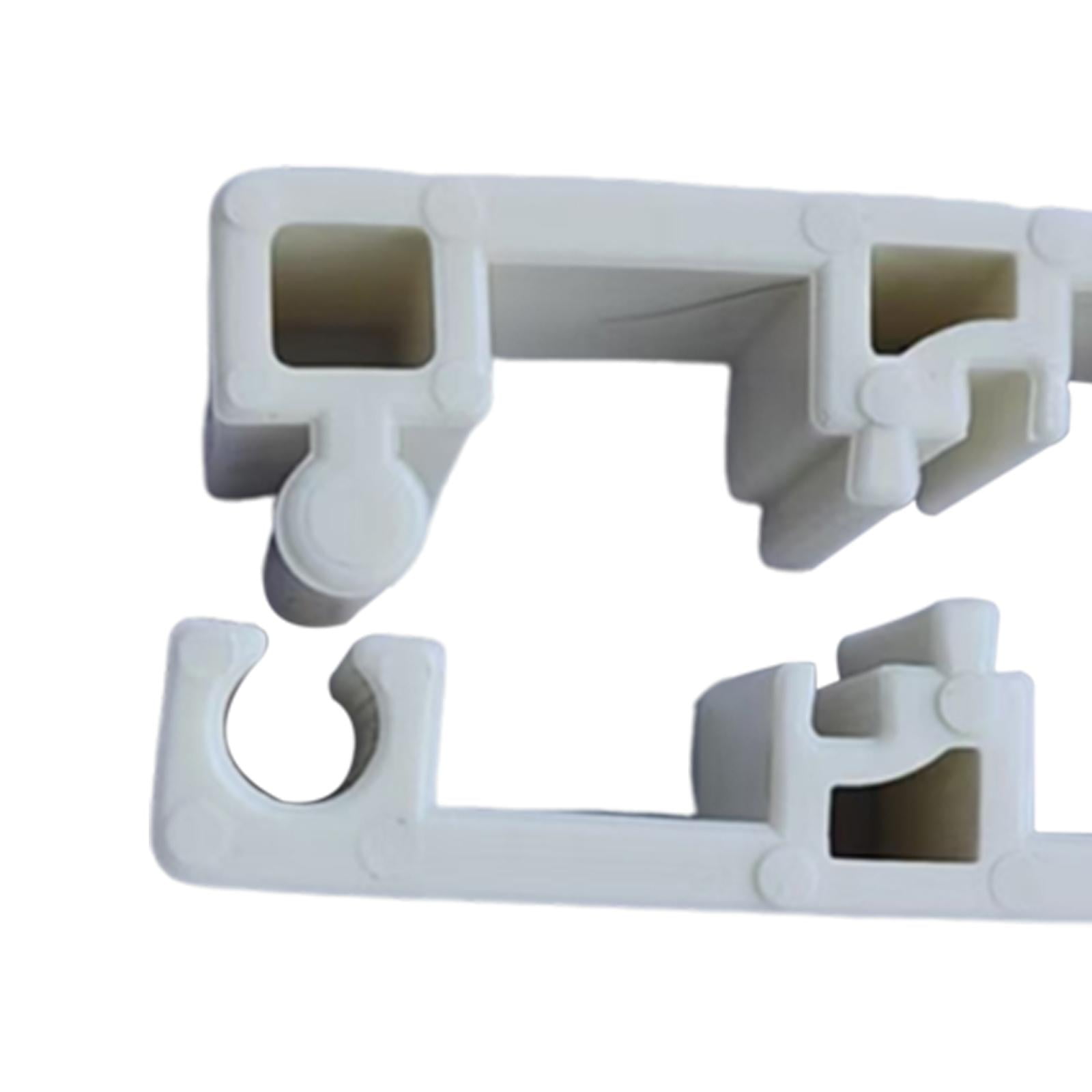 balikha 10 Pieces Pet Fence Clamps Dog Enclosure Accessories Clamp Connector Cat Villas Bird Cages Tube Fixing Buckles Playpen Lock White