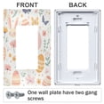 thumbnail image 3 of Yayeee Rocker Switch Wall Plate 2-Gang 4.7"x4.6" Home Decorative Outlet Cover, Pink Easter Eggs, 3 of 6