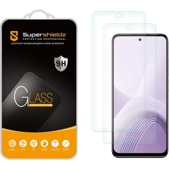 (2 Pack) Supershieldz Designed for Motorola Moto G Power (2025/ 2026) Tempered Glass Screen Protector, Anti Scratch, Bubble Free