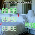 thumbnail image 5 of Abbracc USB LED Desk Wall Table Clock Green White+Green, 5 of 5