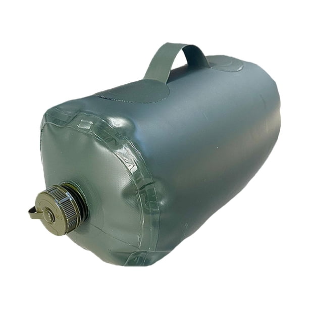 Bolsa contenedora de gasolina blanda, resistente, plegable, de repuesto, para almacenamiento de líquidos en exteriores. 15 litros
