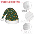 thumbnail image 4 of Haiem Cartoon Fox 1 Pattern Santa Hat Confortable Velvet Christmas Hat for Christmas Party Favors Fit for Adults and Kids, 4 of 6