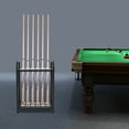 thumbnail image 2 of ToppiJoy  Adjustable Floor Stand Pool Stick Holder Double-Tier Vertical Pool Cue Racks Heavy Duty Pool Cue Sticks for Bar, Billiard Room, Game Room, Club and Gym (Black, 12 Holes), 2 of 23
