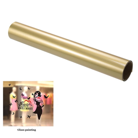 Yardwe Golden PU Heat Transfer Vinyl for Garments Thin Flexible Strong Htv Vinyl for Clothes