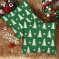 thumbnail image 4 of Pack of 2 Christmas Trees Snowflake Pillow Covers 16x16 Inch Green White Decor Pillowcase Winter Holiday Farmhouse Forest Pine Tree Cushion Case Xmas Home Sofa Bed Decorations, 4 of 5