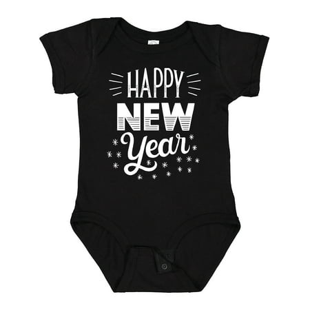 

Inktastic Happy New Year in Hand Lettering Boys or Girls Baby Bodysuit