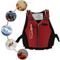 thumbnail image 4 of Adult Life Jacket, Life Vest Polyester Material Whistle Included Reflective Strip  For Adult For Emergency For Under 95kg, 4 of 8