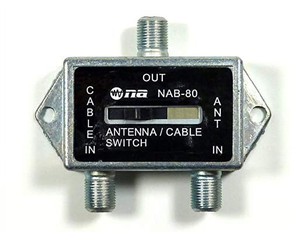 AmerTac - Zenith VR1001SW2W TwoWay Coax A/B Switch - Walmart.com