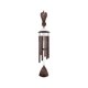thumbnail image 2 of Campana de viento metálica para decoración colgante de exterior, hogar y jardín – Campana de viento de sonido suave con asa para colgar en balcón, ventana o patio., 2 of 6