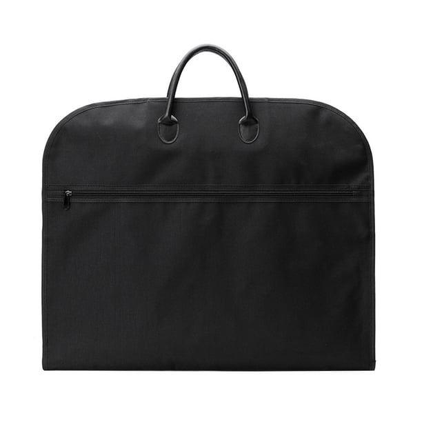 1 bolsa plegable para trajes, portátil, para colgar, para guardar ropa y trajes de negocios (negra)