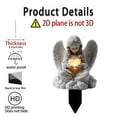 thumbnail image 6 of PEIBang 7.9 Inch Acrylic Garden Stake Decor,2D Flat Angel Ground Plug Ornament for Outdoor Yard Lawn Patio and Courtyard Decoration, 6 of 6