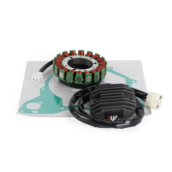 Estator magnético + rectificador de voltaje + junta para Yamaha XVS650 XVS400 Drag Star 00-08