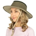 thumbnail image 2 of SUN CUBE Wide Brim Sun Hat For Men Outdoor, Women Sun Protection Safari Hat, Hiking Boonie Hat UV, Fishing Summer Hat for Beach Camping UPF 50+, Olive Green, 2 of 9