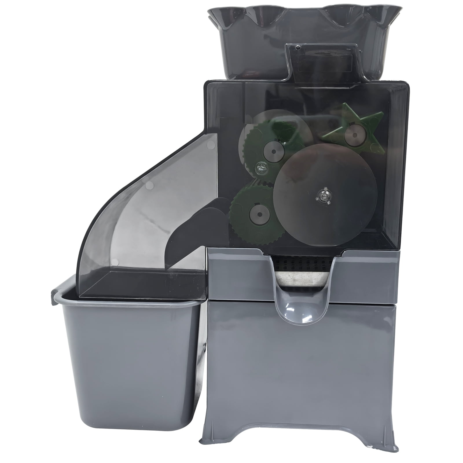Commercial Automatic Orange Juice Extractor Lemon Juicer with Peels Collecting Bucket and Filter Box