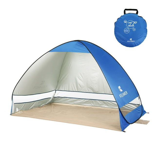 Tente de Plage Automatique à Déploiement Rapide 78,7 x 47,2 x 51,2 Pouces, Abri Pare-Soleil avec Protection UV, Convient au Camping, à la Pêche, à la Randonnée, au Pique-Nique