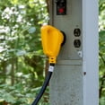 thumbnail image 6 of Camco Black PVC 18"Camco 55572 Power Grip ™ PIGTAIL ADAPTERS AND PLUGS RV, For Recreational Vehicle with Durable 1 Piece 1 Pack, 6 of 13