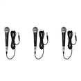 thumbnail image 3 of 3X Handheld Professional Wired Dynamic Microphone Clear Voice Mic for Karaoke Vocal Music Performance, 3 of 8