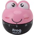 thumbnail image 1 of GHSDFBB High Accuracy Cartoon Machinery Timer Adjustable 60 Minutes Mechanical Kitchen Cooking Timer for Kitchen Study(Pink), 1 of 6