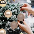thumbnail image 4 of ¡Liquidación Total!, Adornos navideños de 6 cm, 12 piezas, bolas navideñas galvanizadas, juego de adornos navideños colgantes para árbol de Navidad Akmoler, 4 of 9