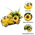 thumbnail image 7 of Liandesheng Vintage Metal Truck Home Decor Fall Sunflowers Honey Bee Yellow Metal Decoration, 7 of 7