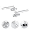thumbnail image 3 of 2pcs Aluminum Alloy Window Handles Window Handles Pull Window Handles Window Accessories, 3 of 9