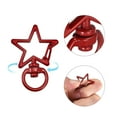 thumbnail image 4 of Unique Bargains Swivel Clasps Snap Hook, Star Shape Lobster Claw Clasp for DIY Red 16Pcs, 4 of 7